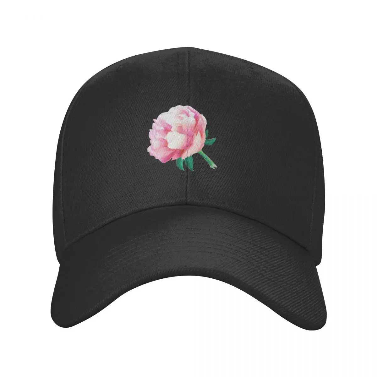 Pink Peony Flower Baseball Cap Wild Ball Hat birthday Designer Man Women's