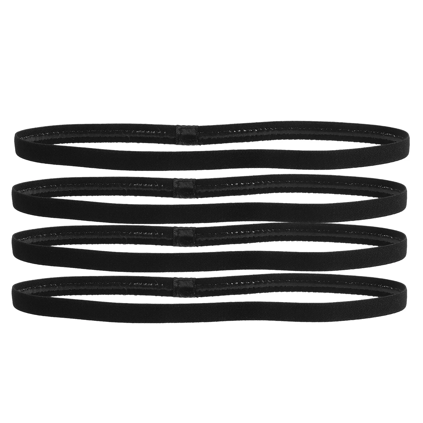 

4Pcs Elastic Non-Slip Sweat-Wicking Headbands for Yoga Running Tennis Sports Athletic Workout Bands Women Men Sport Headband