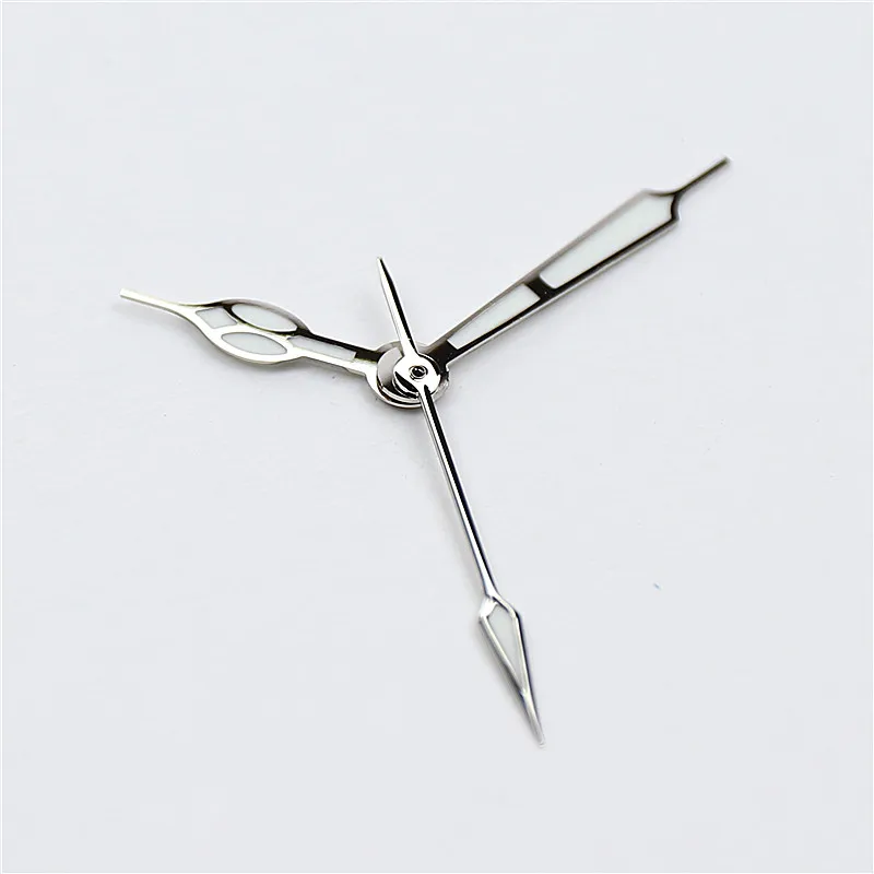 High Quality Vintage Polished Bgw9 C3 Blue Green Luminescent Watch Hands Pointer For Seiko Nh35 Nh36 Movement Watch Conversion