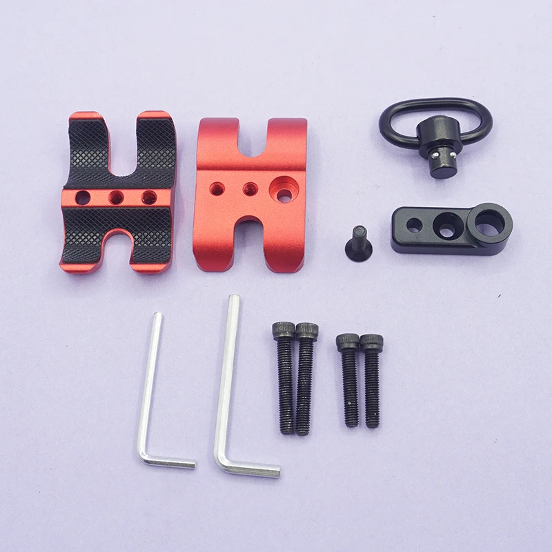 PCP gauge 12 & 20 Extended Magazine Mag Tube Clamp for Benelli M4 Remington 870 Mossberg 590/930/500 Maverick 88 with QD Sling view 3