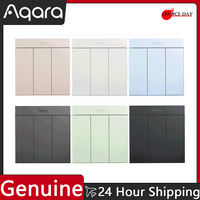 Original Aqara Smart Wall Switch H1M Zigbee 3.0 Neutral MARS-Tech 6 Colors Wireless Key Light Switch Smart Home For Homekit App