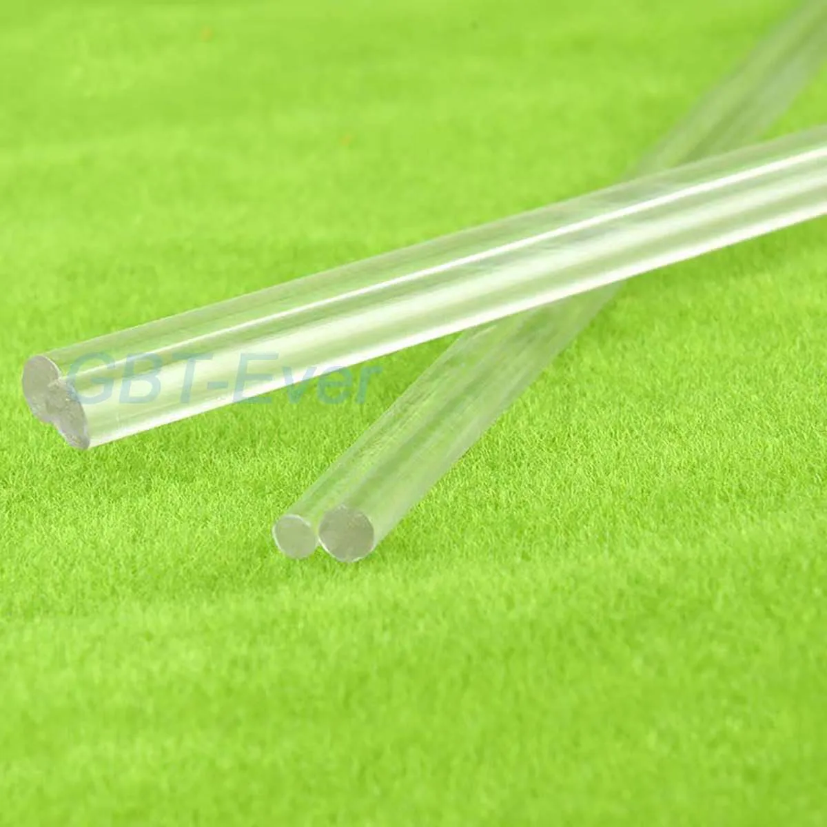 2/5Pcs Transparent Organic Glass Solid Rods Plastic Round Bars Dia 1 1.5 2 3 4 5 6mm Scenery Decor DIY Handmade Accessories