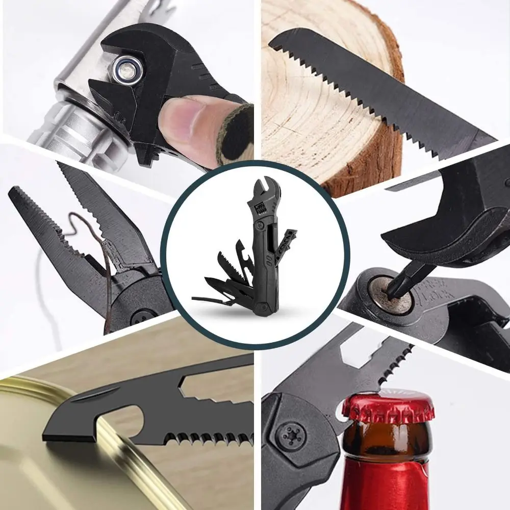 

Многоцелевой многофункциональный гаечный ключ, плоскогубцы, регулируемый складной дизайн, комбинированный инструмент, универсальная отвертка