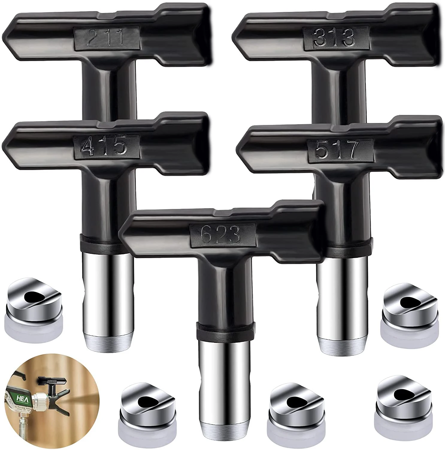 Airless Paint Spray Gun Tip - Multiseries Tungsten Steel