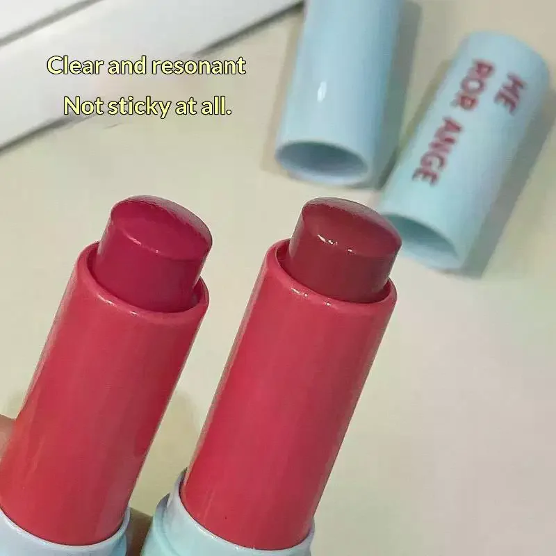 أحمر شفاه HERORANGE أحمر شفاه متعدد الأغراض، عصا ترطيب ذات ملمس واضح، تسليط الضوء على تفتيح كورية تظهر شابة