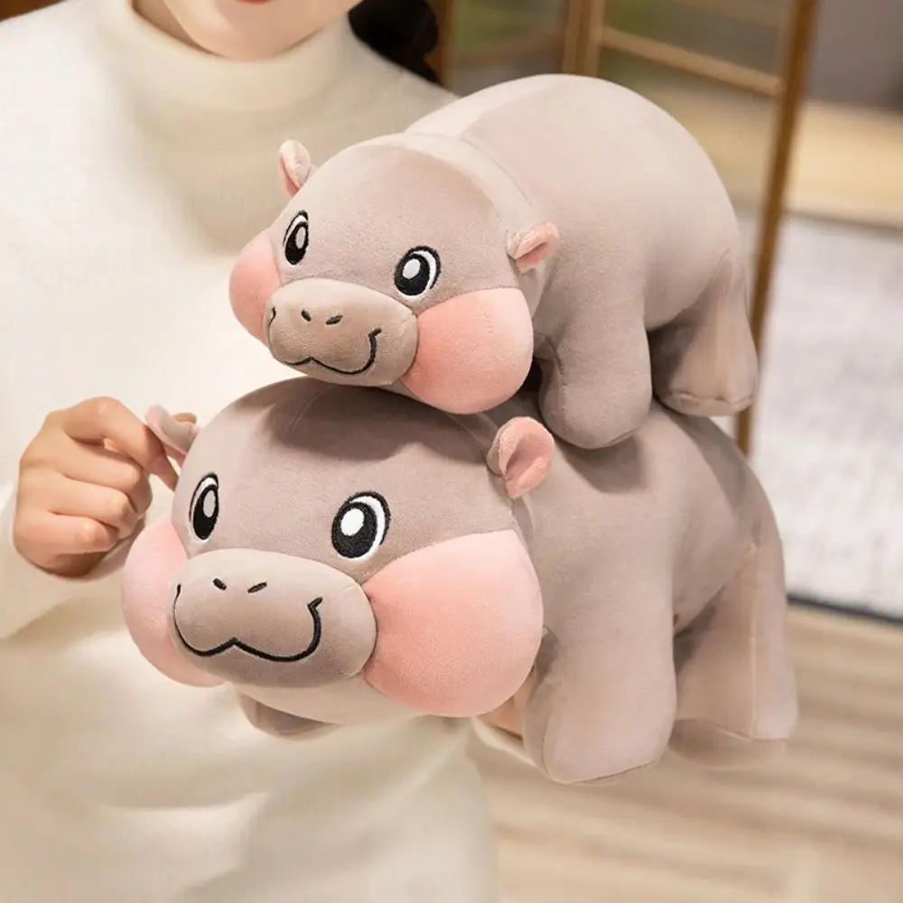 

Sleep Pillow Chubby Hippo Sleeping Pants Cartoon Moo Deng Short Legs Soft Hippopotamus Stuffed Animal Children's Gift