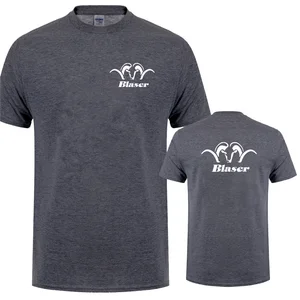 Blaser Kurzschlämungs-Baumwoll-Männer-T-Shirt, Tees-Gewehr, Sommergeschenk, LH-514 6 Hauptverkaufshemd - №6