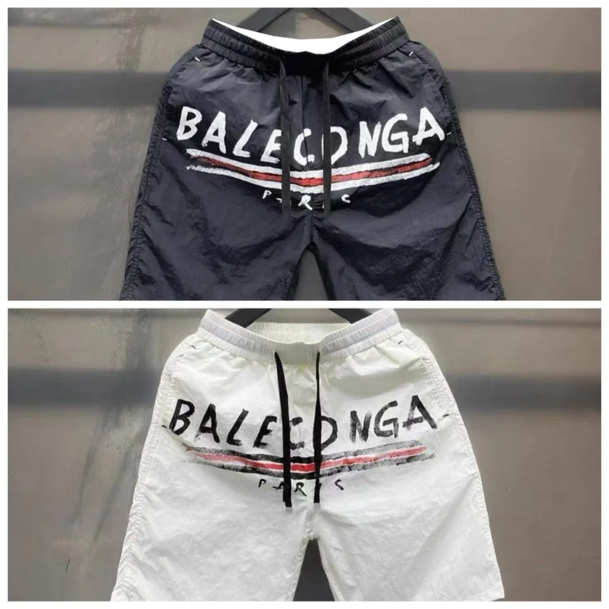 

2025 Summer New Outdoor Breathable Quick-drying Casual Shorts Men Fashion Letter 3D Printing Loose Sweat-absorbing Sports Shorts