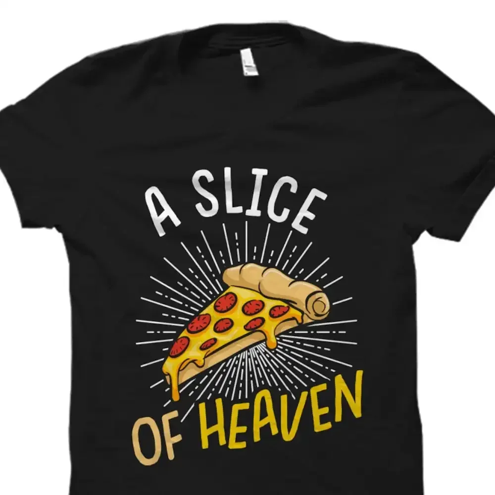 Pizza T Shirt Lover Fan A Slice Of Heaven Os2001