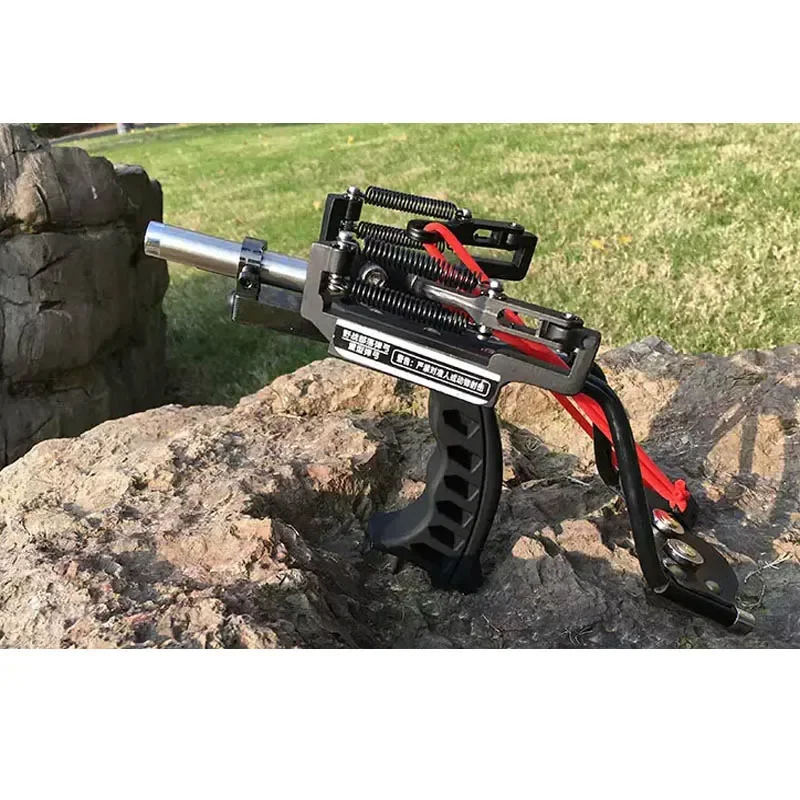 

Powerful Slingshot Stainless Steel Slingshot Catapult Hunter Wrist Support SlingShot Outdoor Hunt Hike Bow Catapult HuntingTools