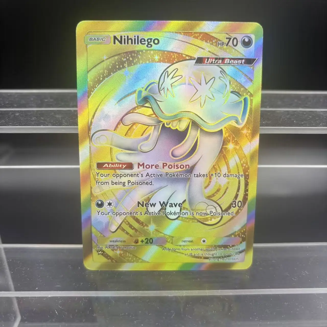 4 قطعة/المجموعة Diy بها بنفسك الذاتي الإنجليزية PTCG جيب Lugia Ho-Oh Nihlg Mantyke بطاقة فلاش الكلاسيكية أنيمي جمع بطاقة هدية لعبة