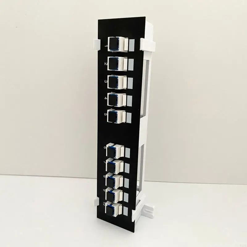 E1PF Wallmount или Rackmount 1U Ethernet Patch Panel Pank Down Down Block для кабеля