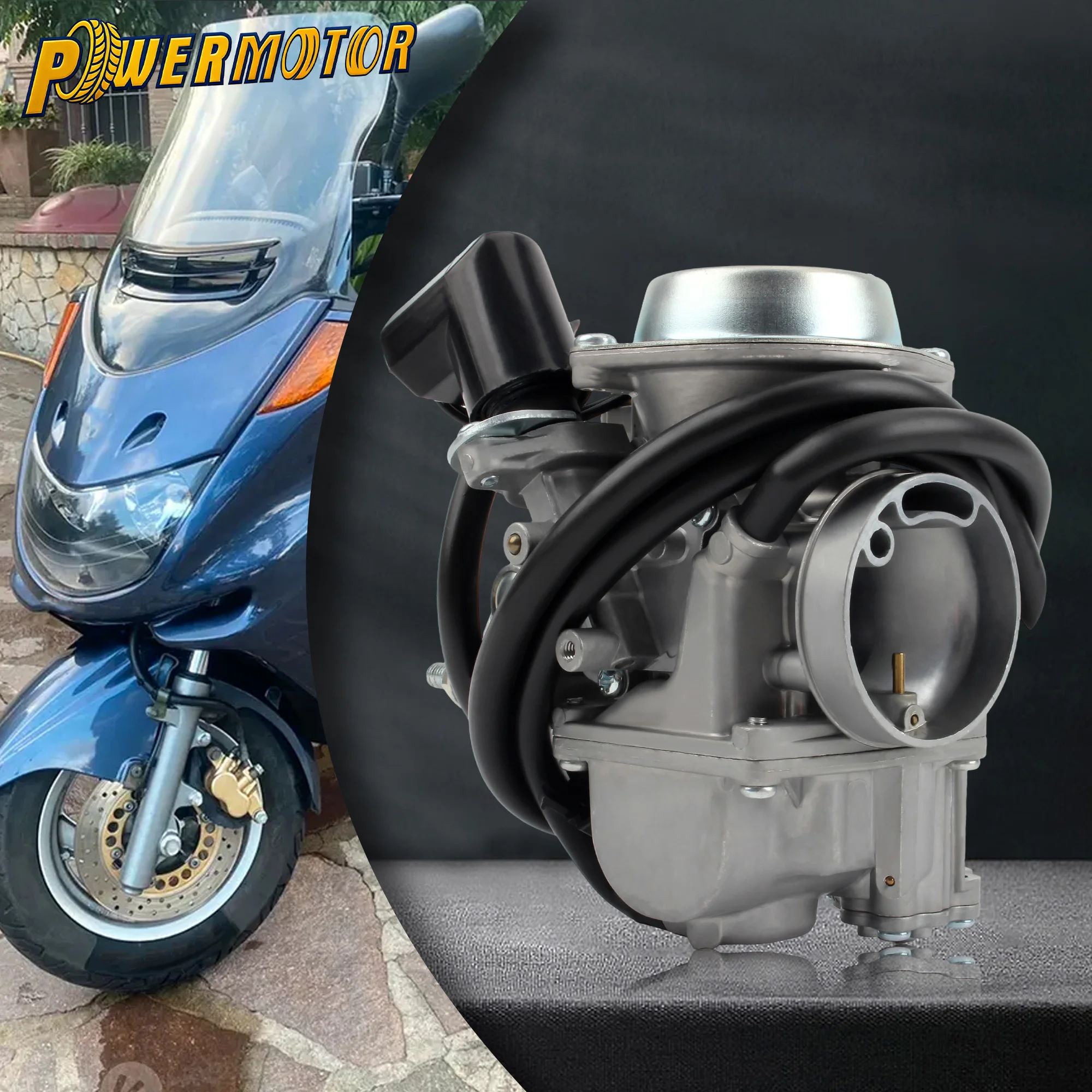 

For Yamaha YP250 Majesty 250 Vergaser Linhai 250cc 260cc Motorcycle Carburetor Accessories Scooter ATV 4T Engine Carburettor