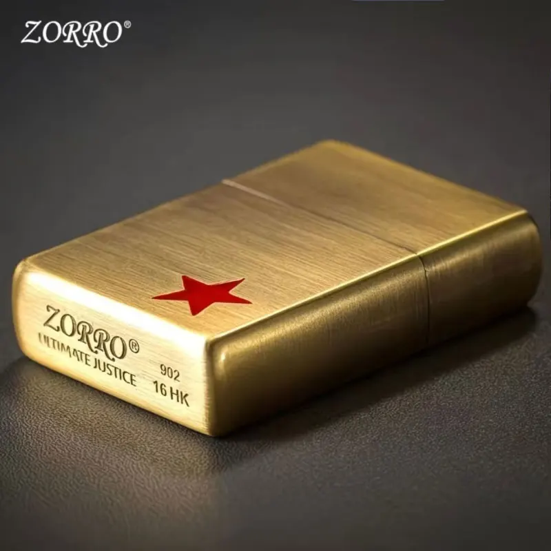 ZORRO الإبداعية الكيروسين طحن عجلة أخف الرجعية تعادل الخماسية نجمة نمط جديد الصينية ولاعة السجائر هدية عيد