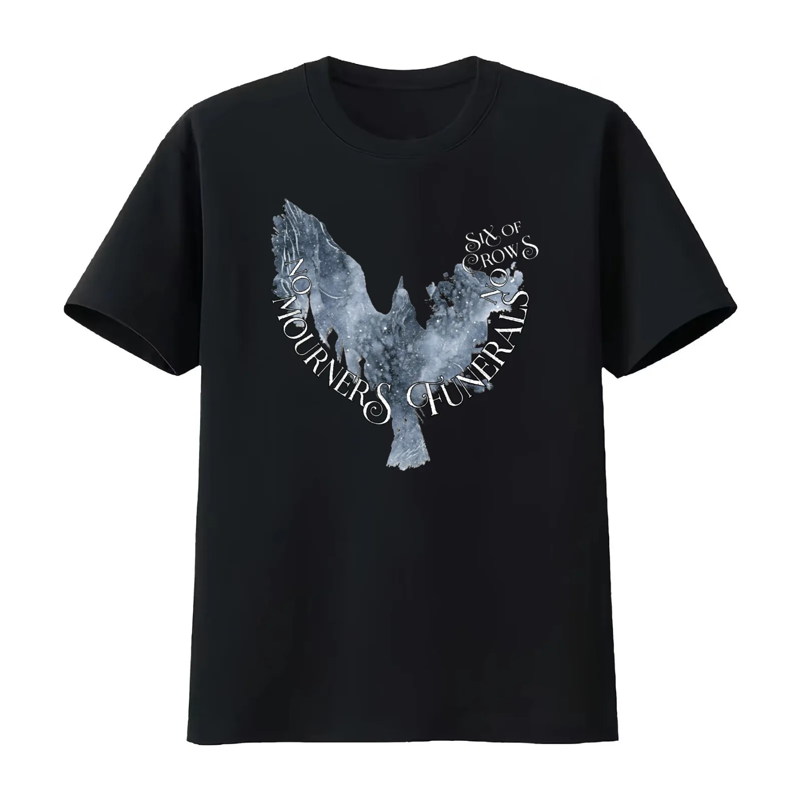 no mourners no funerals v3 gray and black T-Shirt Summer Casual Cotton Tee Oversized Streetwear Tops Vintage Graphic Print