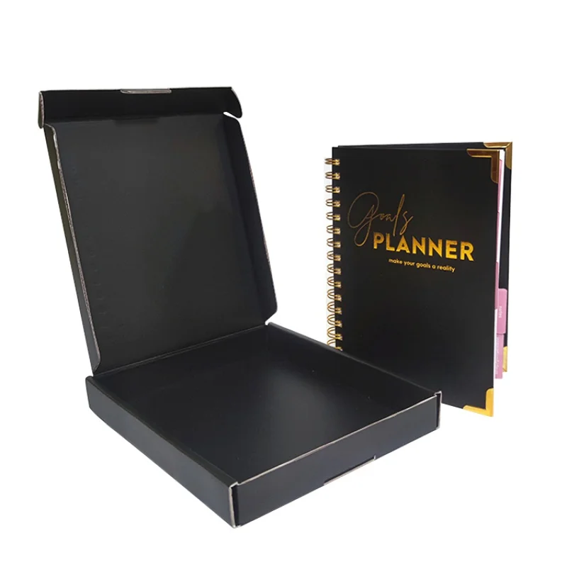 

Hardcover Daily custom wholesale planners and organizers Gold Spiral A5 notebook
