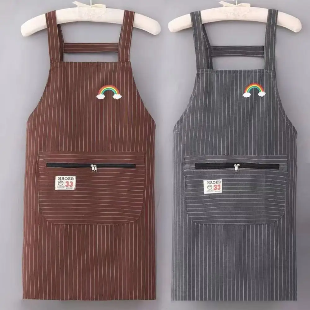 Kitchen Household Cooking Apron Men Women Oil-Proof Waterproof Adult Waist Fashion Coffee Overalls Apron Kitchen Accessories