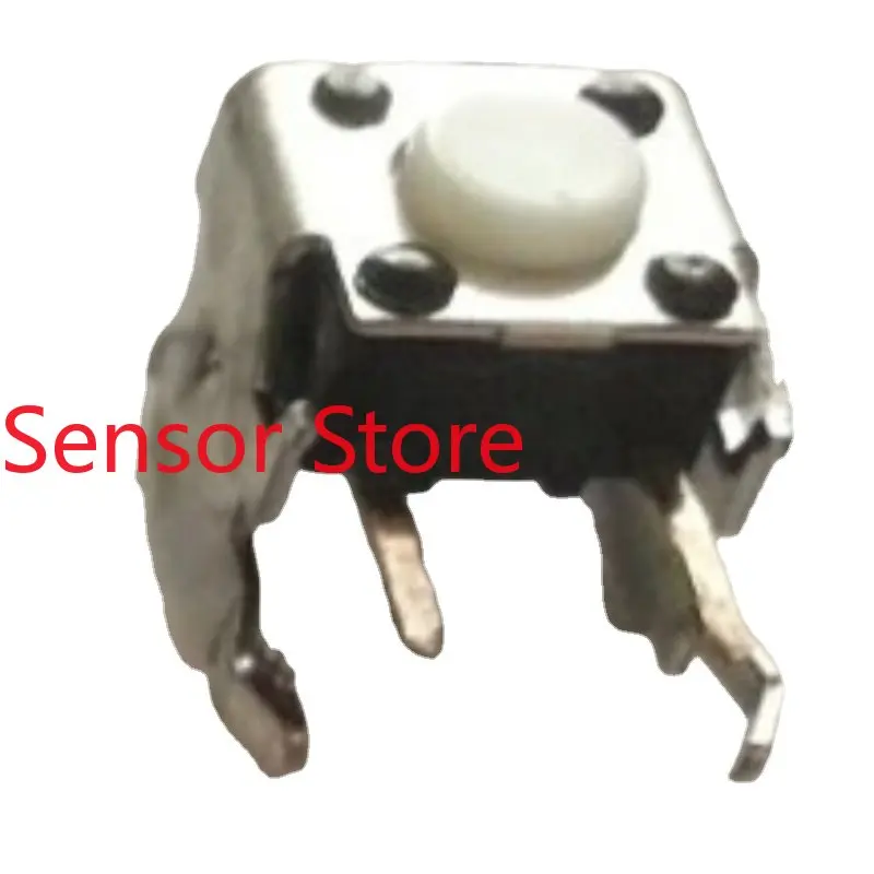 10PCS Side Foot 6*6*4.3MM Light Touch Switch Button  With Bracket