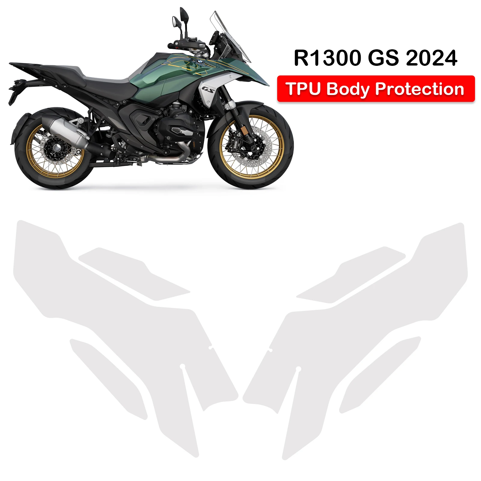 

Complete Paint R1300GS PPF 2024 Suitcase Paint Protection Film TPU Protection Kit For BMW R1300GS R 1300 GS 1300 2023-2024