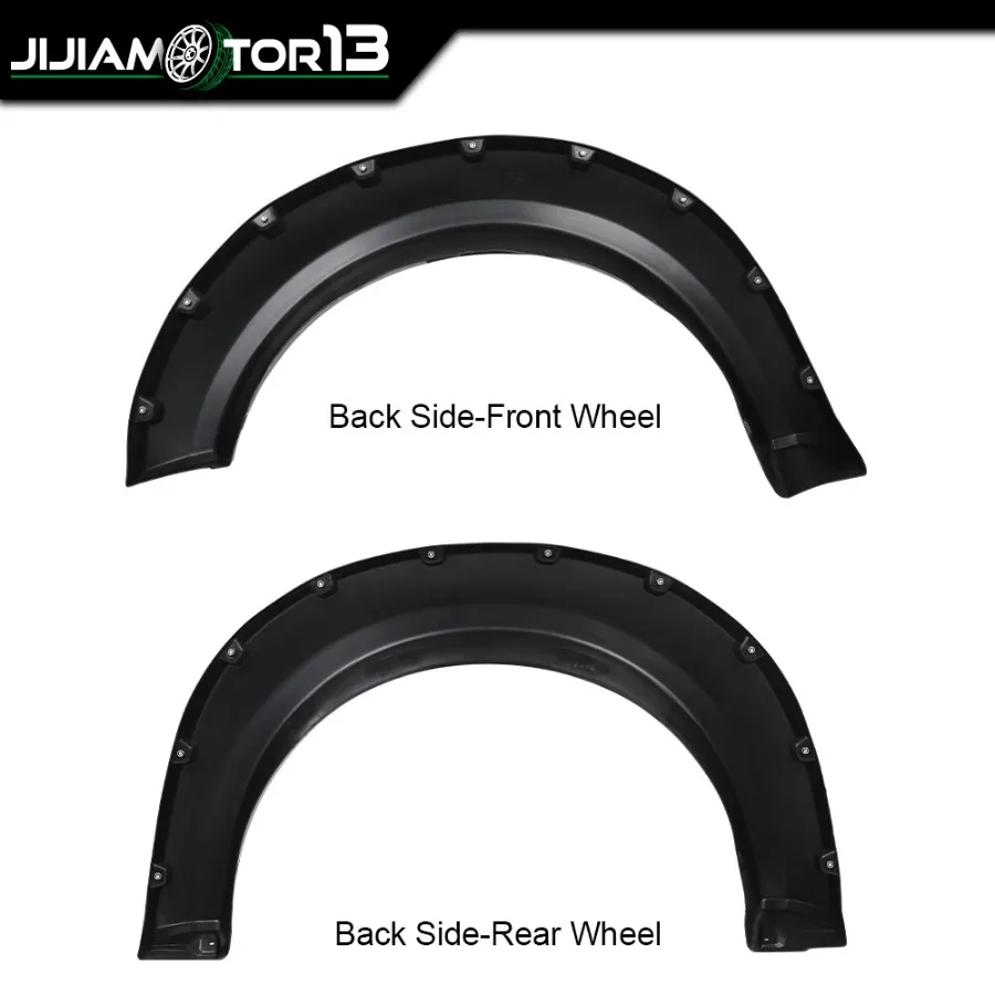 4 قطعة تناسب 20092014 F150 POCKETRIVETED STYLESIDE عجلة الحاجز مشاعل لشاحنة الطرق الوعرة تصميم جمالي حديث مع DURA