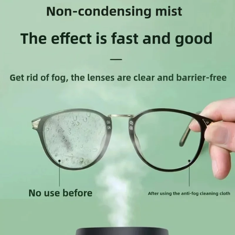 1/10pcs Anti-fog Suede Glasses Cloth Reusable Microfiber Anti-fog Cloth Lens Anti-fog Mobile Phone Camera Lenses Screen Clean view 3