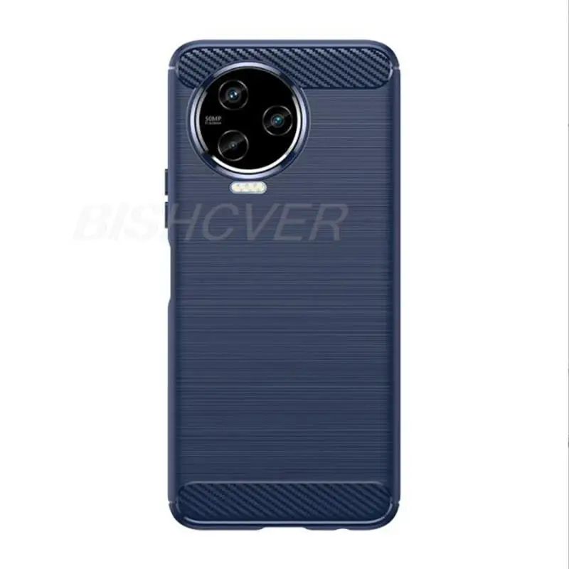 Brushed Carbon Fiber Silicone Shockproof Case For Infinix Note 12 Pro NFC 4G X676B 6.7\