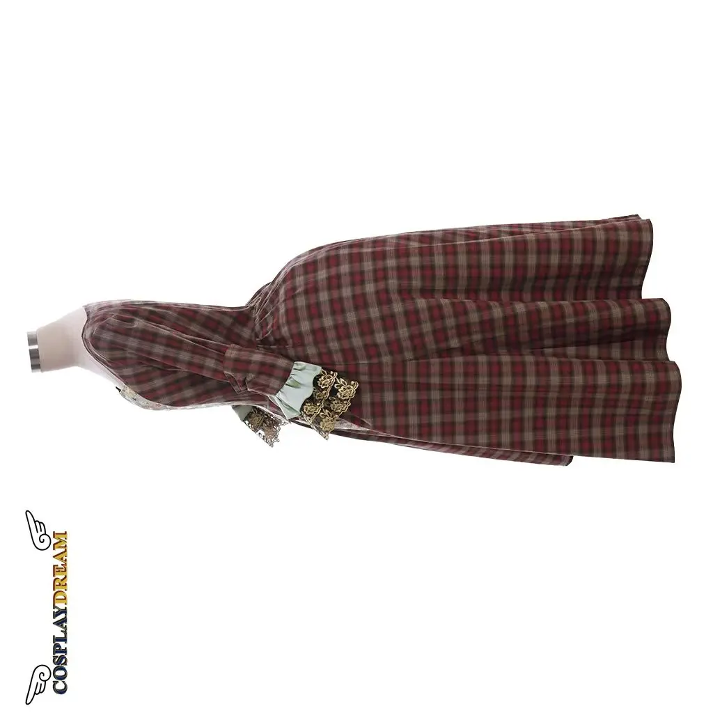 

TV Outlander Jenny Fraser Cosplay Dress Highland Scotland Dress Medieval Victorian Rococo Vintage Dress Ball Gown
