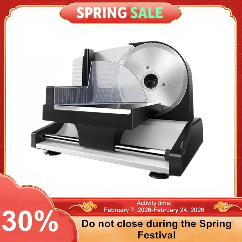 

220 В электрическая пищевая слайсер для мяса домашняя настольная слайсер для мяса слайсер для ягненка и говядины 0-22 мм машина для резки хлеба ветчины мяса