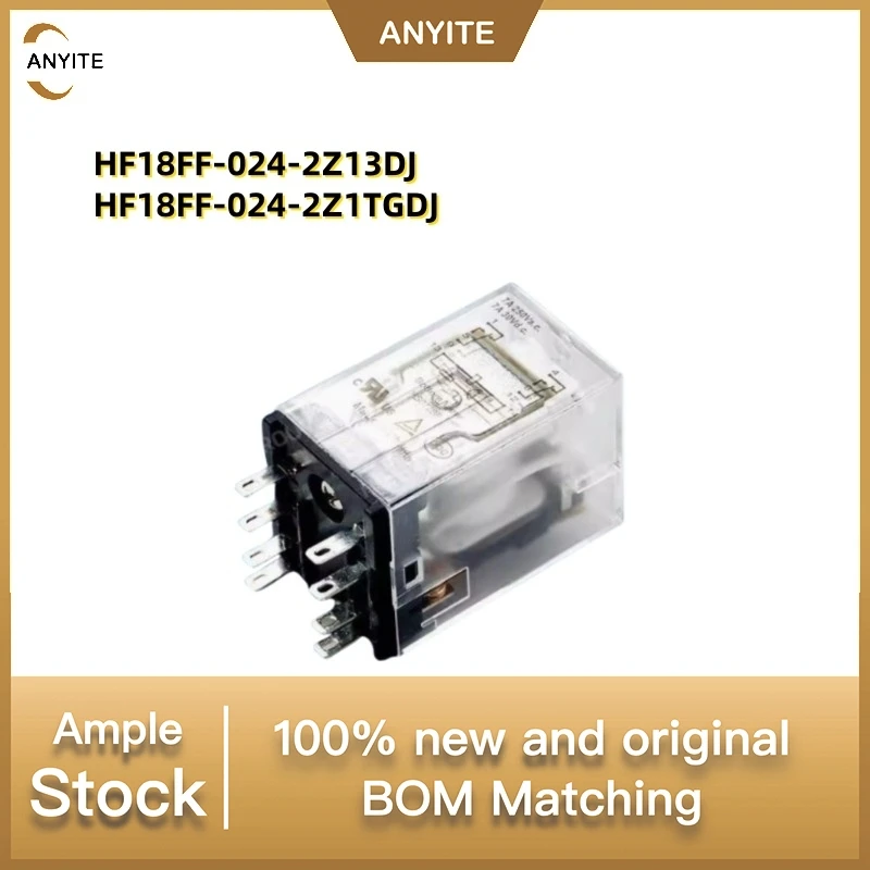 New 5Pcs/LOT  HF18FF-024-2Z13DJ  HF18FF-024-2Z1TGDJ  HF18FF-024-2Z13 J  HF18FF-024-2Z1T  HF18FF-024  8PIN