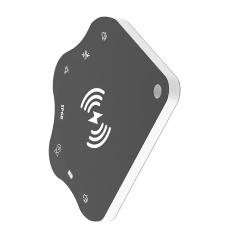 B44C Ricarica wireless Scheda di localizzazione ultra sottile Scheda di localizzazione impermeabile Portafoglio Tracker Localizzatore di borse per valigie