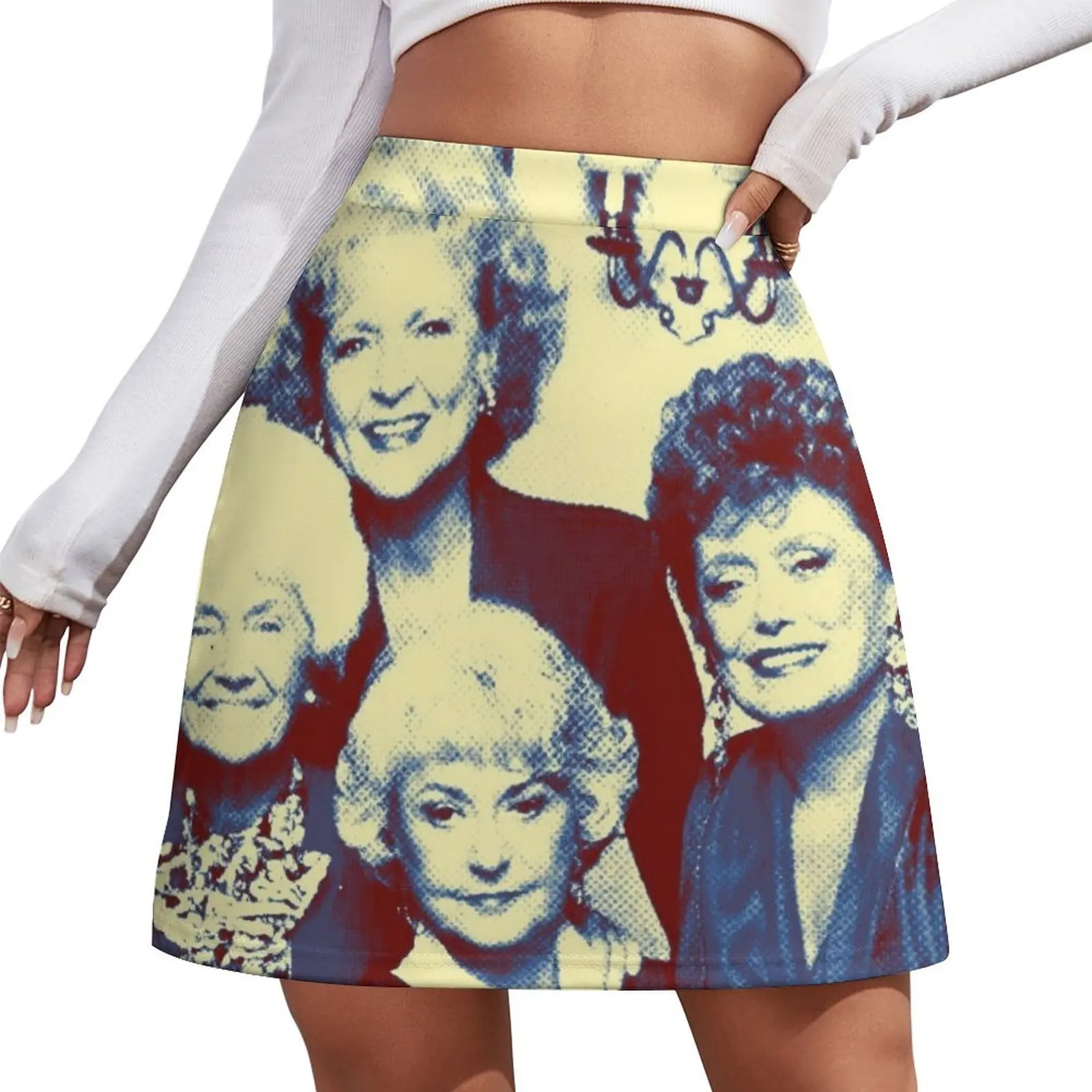 

Golden girls pop image Mini Skirt clothes School skirt skirts for womens Women clothing