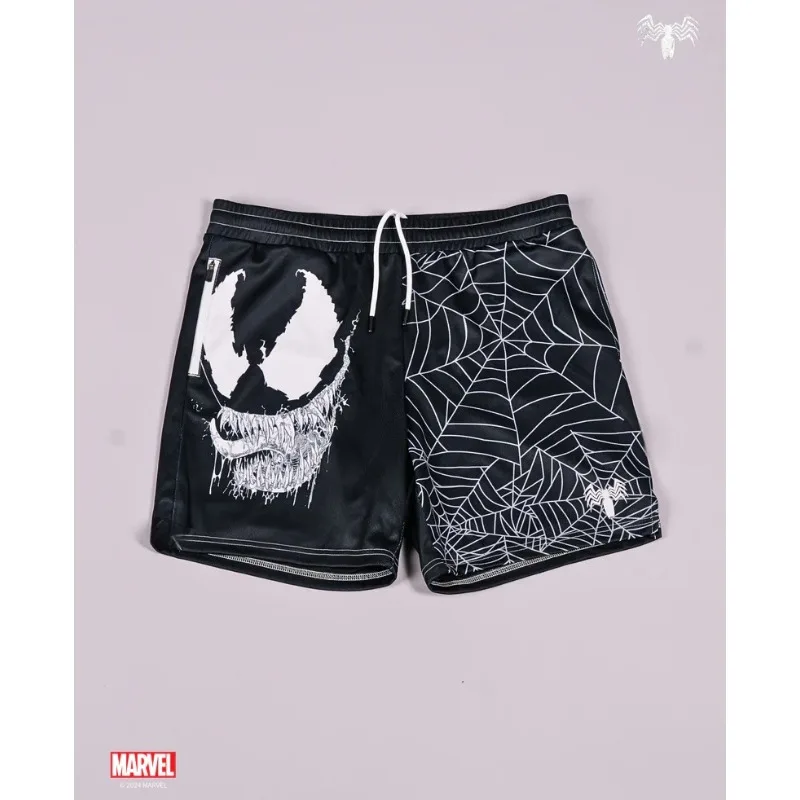 

Marvel SYMBIOTE Performance Shorts, Quick Drying Breathable Street Shorts
