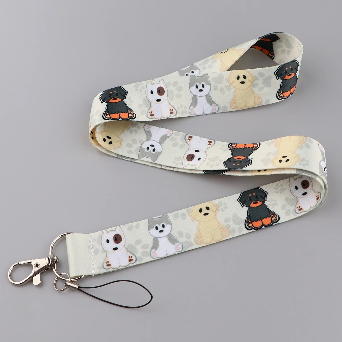 ER1962 Lovely Dogs Collection Keychain Tags Strap Neck Lanyards For Keys ID Card Pass Gym Phone USB Badge Holder DIY Hang Rope