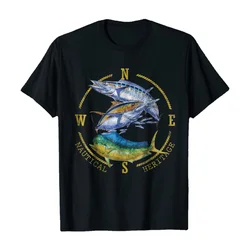 Mahi Mahi Tuna Kingfish Nautical Fishing Angler Gift T-Shirt. Summer Cotton Short Sleeve O-Neck Mens T Shirt New S-3XL