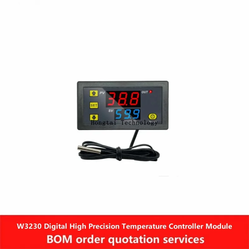 W3230 High Precision Temperature Controller 12V/120W 24V/240W 110V-220V/1500W Digital Display Temperature Control Module