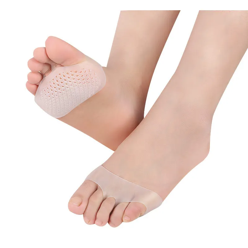 8 pçs silicone metatarsal antepé almofadas para mulher silicone protetores de almofada do pé para calo milho blister saúde