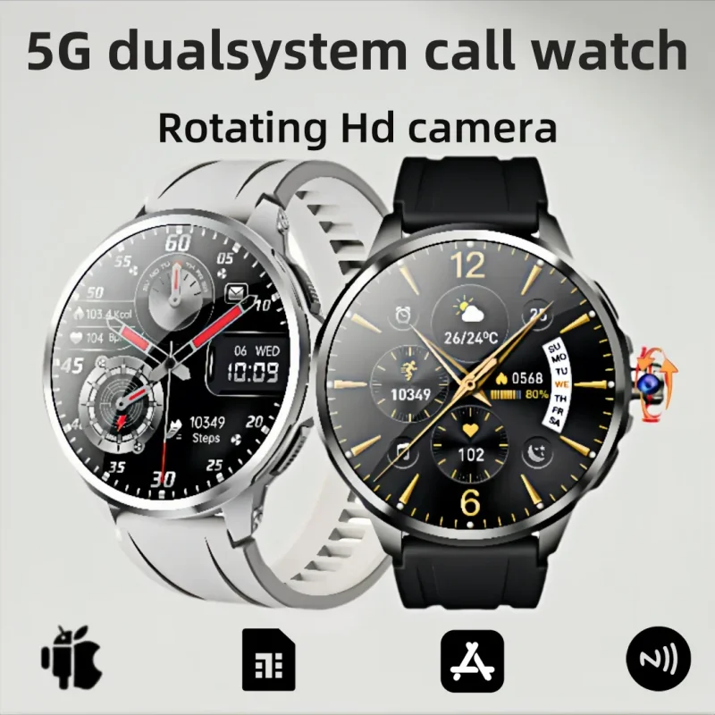 H99 5G 256GB مقياس الارتفاع بارومتر ساعة رجالية 1.95 بوصة شبكة Amoled كامل نظام تحديد المواقع واي فاي روم مخزن الألعاب هالة شاشة فيديو جوجل Cmf #1