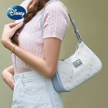 Disney Stitch New Women's Shoulder Bag Luxury Brand Original Women's Handbag Print Cartoon Fashion Trend Shoulder Crossbody Bag
