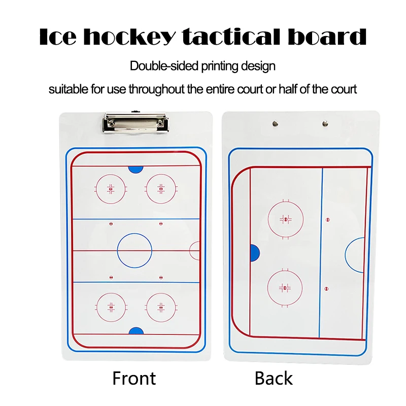 Professional ice hockey tactical board, coaching demonstration strategy board