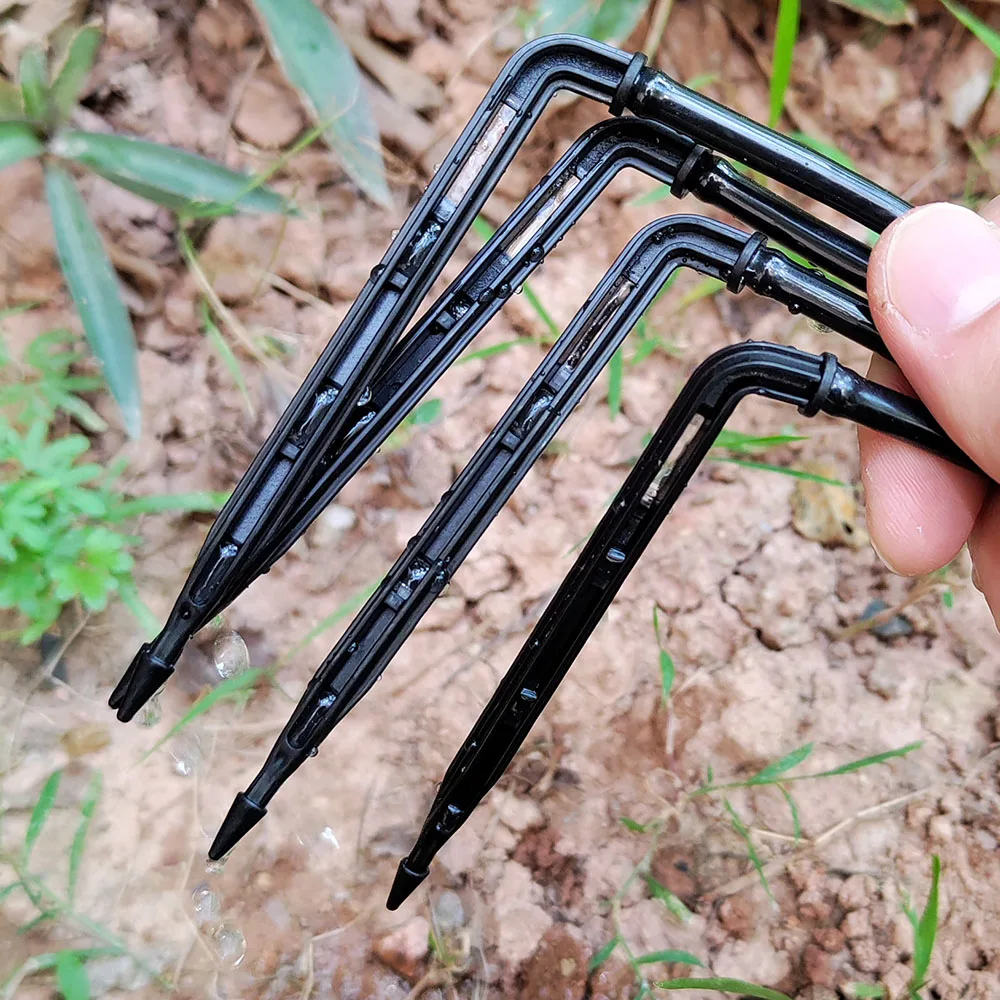 WUJIE serra irrigazione a goccia 4 vie 3/5mm Drip Arrow trasmettitore a 2 vie irrigazione sistema di irrigazione per giardino Bonsai 10/20set