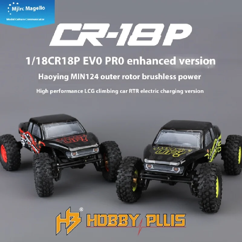 

2.4g Full Scale Remote Control Hobby 1:18 Cr18p Evo Enhanced Edition Professional Rc Four Wheel Drive Off Road Climbing Vehicle