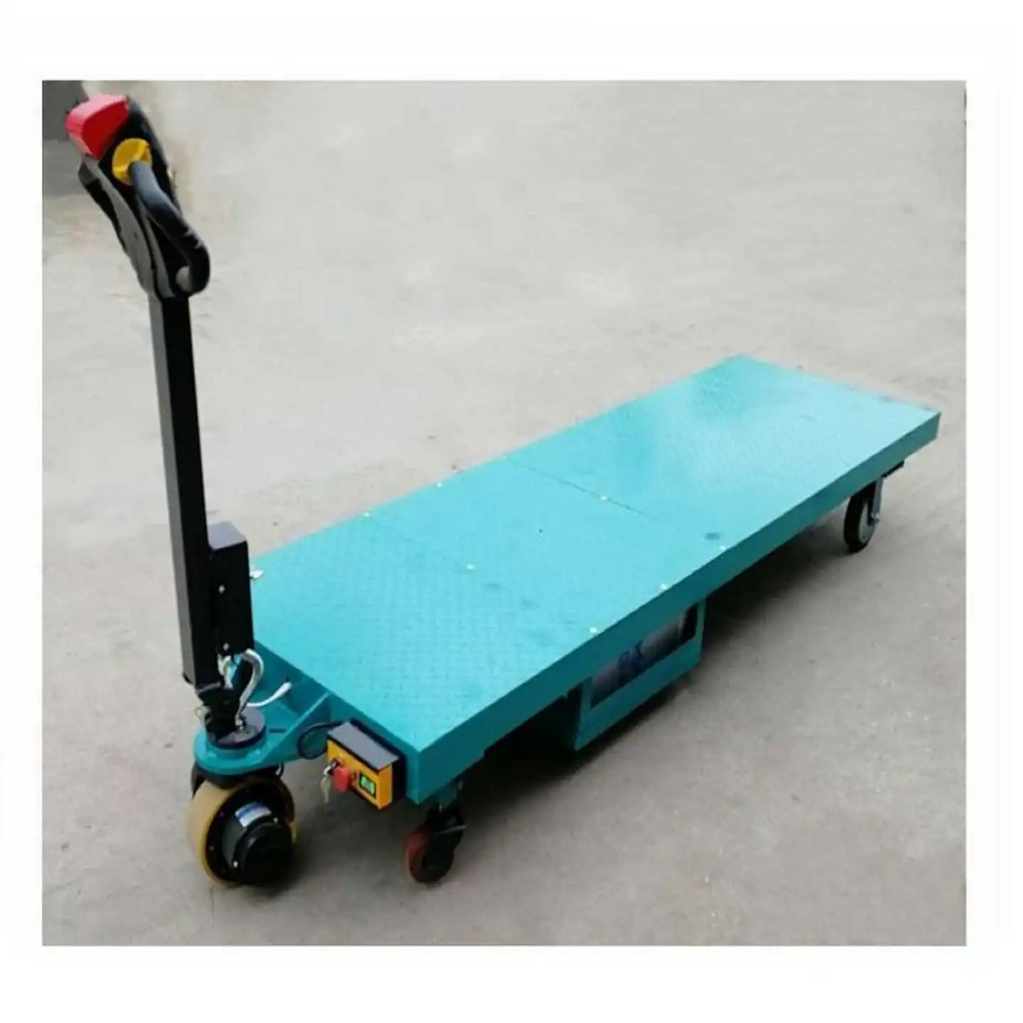 Electric flatbed transporter Electric power trolley