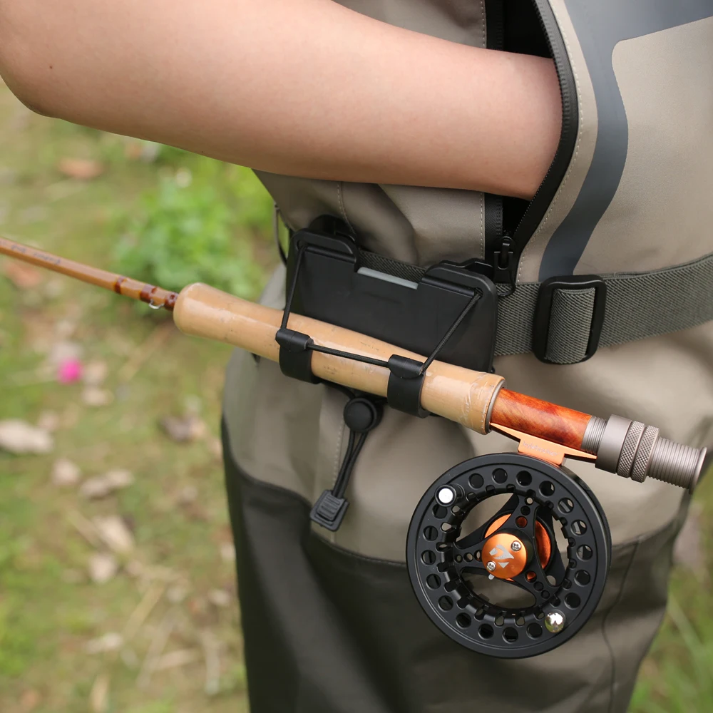 Fly Fishing Rod Holder 3rd Hand Belt Clip Rod Holder for  Spinning Rods Fishing Accessories