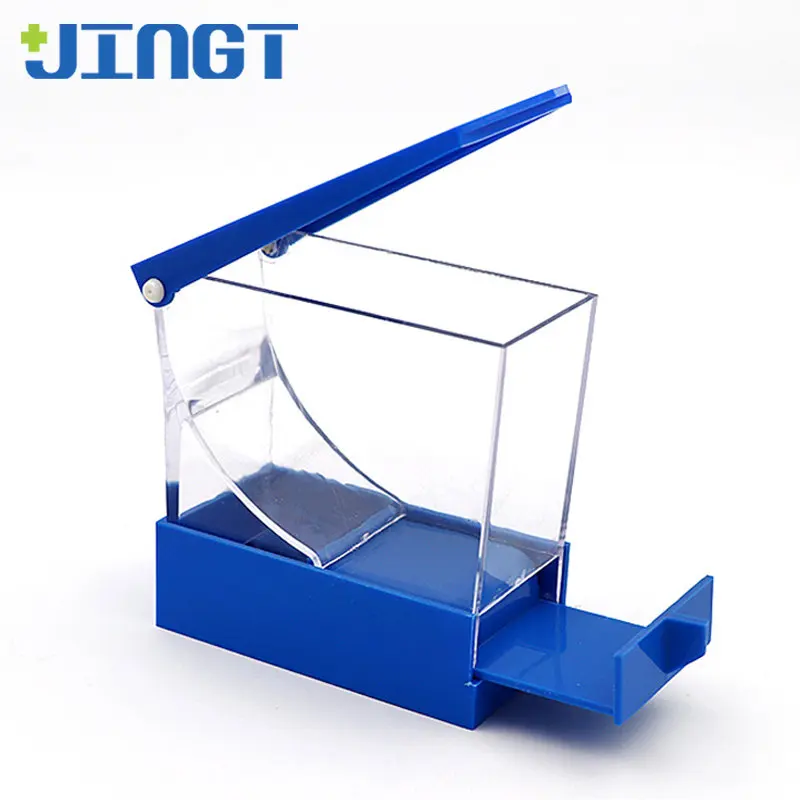 JINGT Dental Cotton Roll Box Top Press Oral Drawer Compression Case Type Dental Laboratory Equipment Material