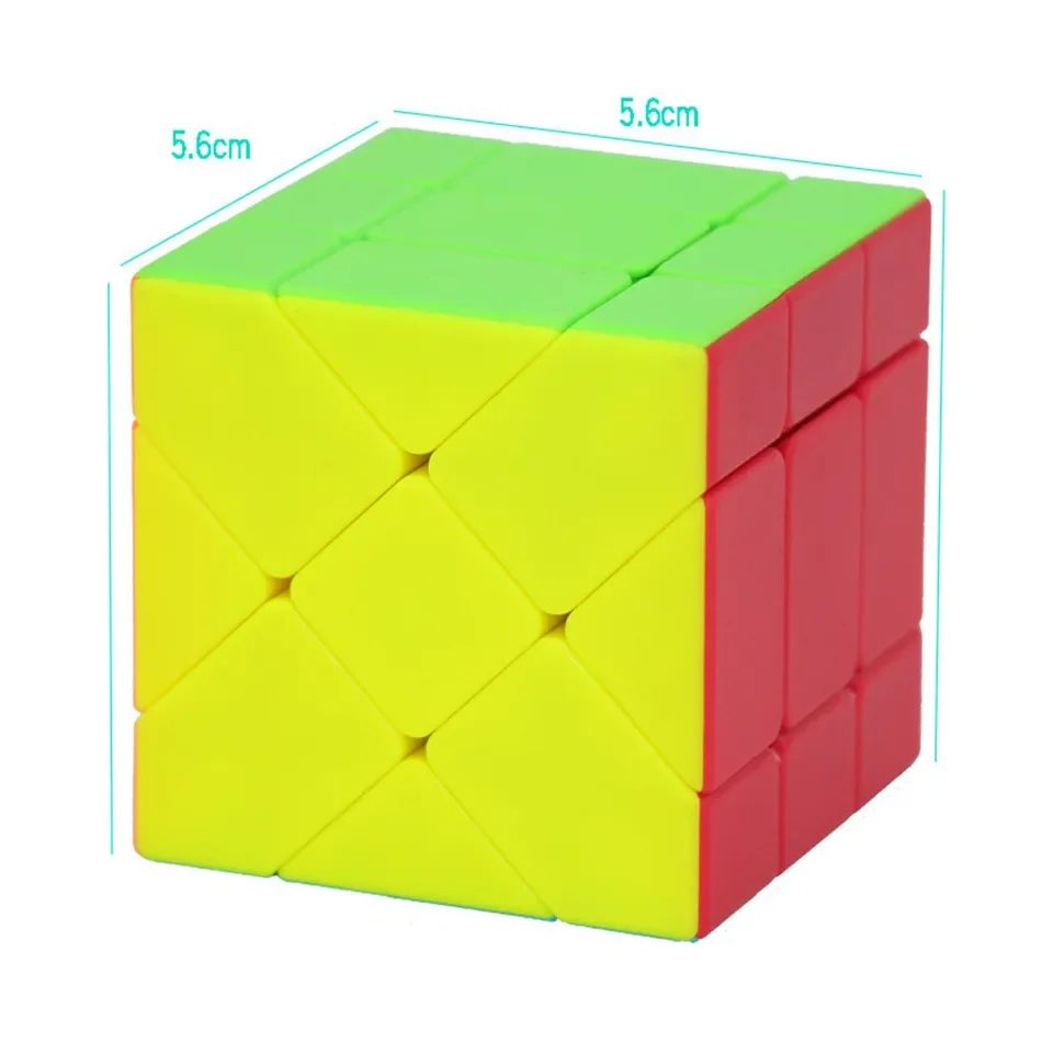 Qiyi 3X3 Fisher Cube Velocità Magia Felice Educazione precoce Puzzle Apprendimento Felice Cedo Giocattoli educativi per bambini Giocattolo regalo per bambini
