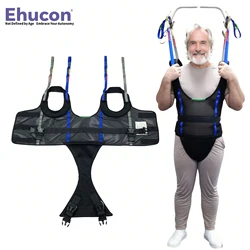 Ehucon Comfort Gedempte Patiëntenlift Loopband, Draagbare Hoyer Sta-harnas voor gehandicapten voor ambulante ondersteuning en training