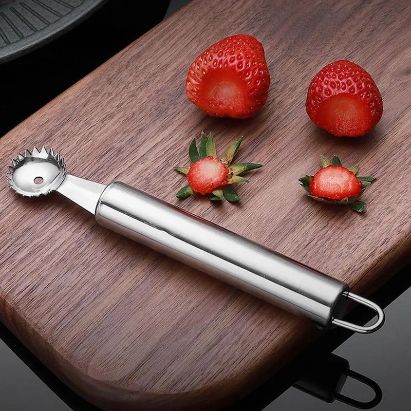 Kitchen Vegetable Peeler Stainless Steel Multiple-Function Double-Head Peeler Norpro trawberry Huller and Tomato Stem Corer