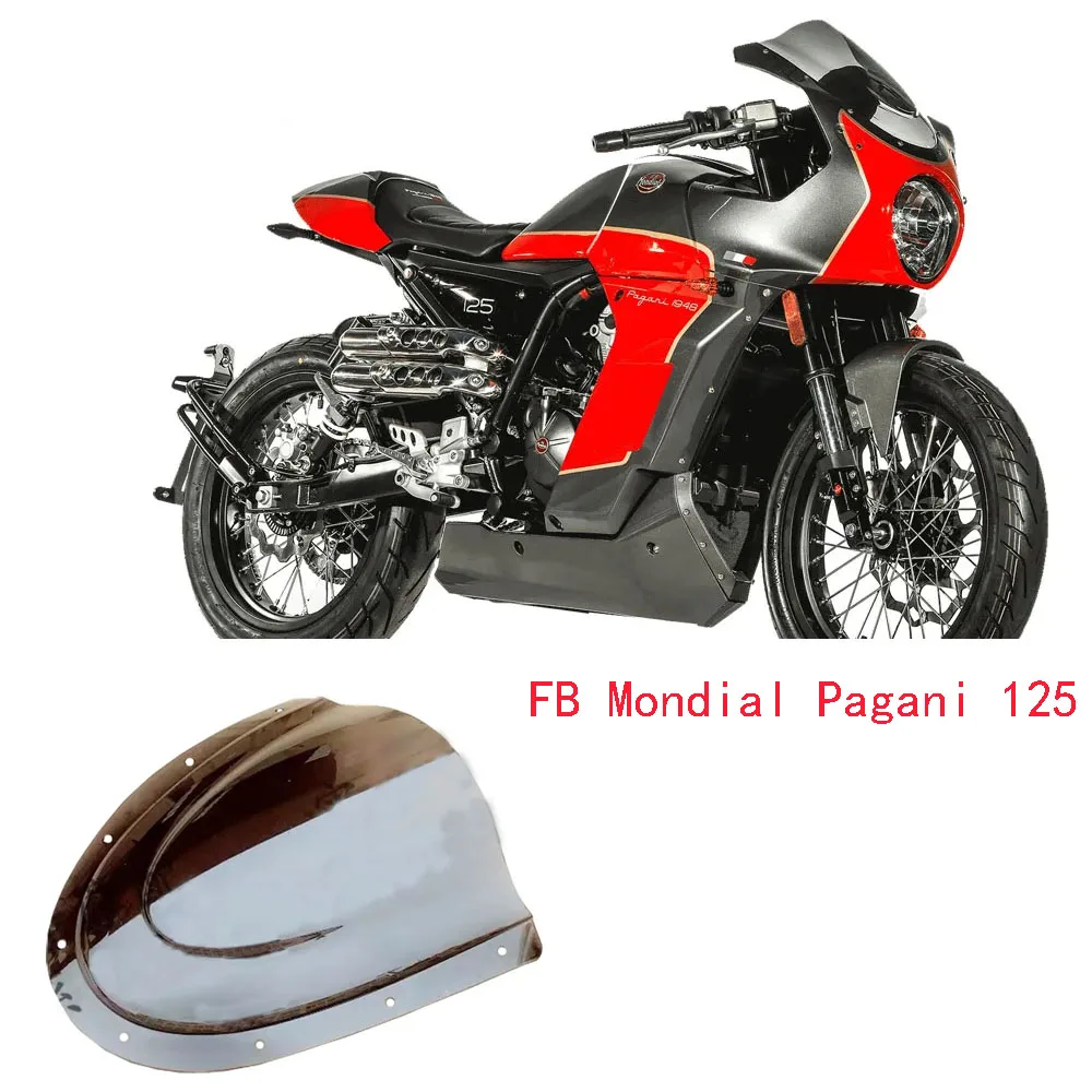 

New Fit FB Mondial Pagani 125 Windshield Windscreen Air Wind Deflector For FB Mondial Pagani 125