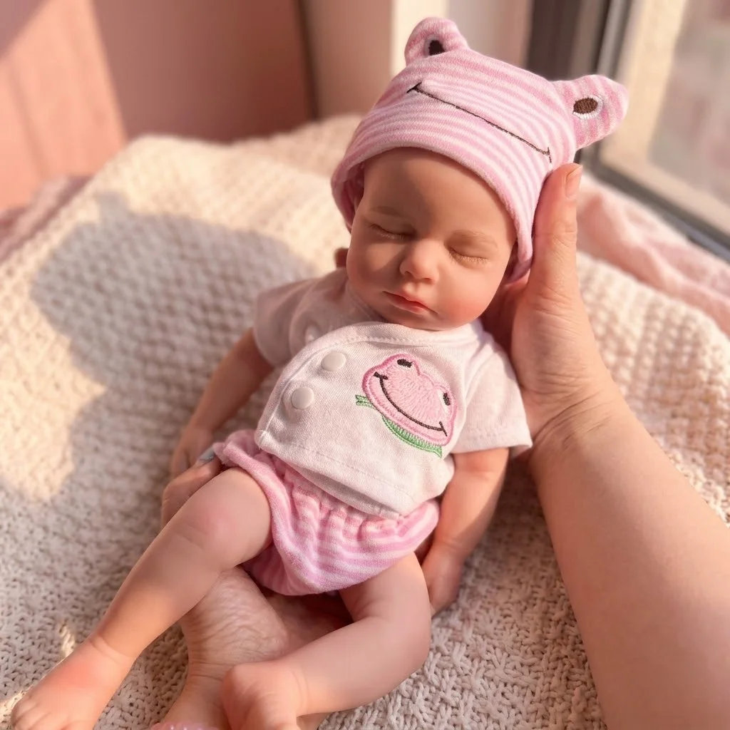 OtardDolls Loulou Can Open mouth Reborn Doll Baby Full Body Soft Silicone Bebe Doll Boy And Girl For Choose