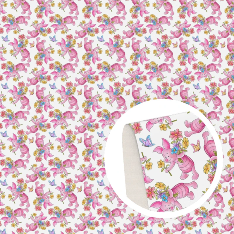 

Винни-Пух лист из искусственной кожи гладкая текстурированная синтетическая кожа для поделок своими руками кошельки серьги брелки